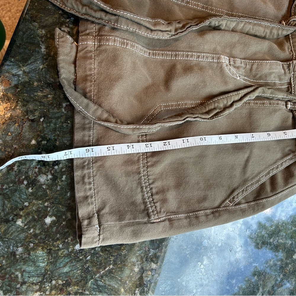 Free People Splendor in the Grass Paper Bag Waist Skirt. Utility. Gorpcore. EUC - Picture 9 of 11